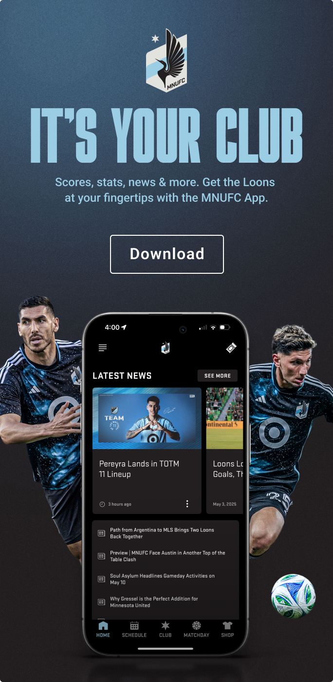 Get the Loons at your fingertips with the MNUFC app - Download now