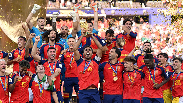Spain celebrates an epic victory at the 2026 FIFA World Cup