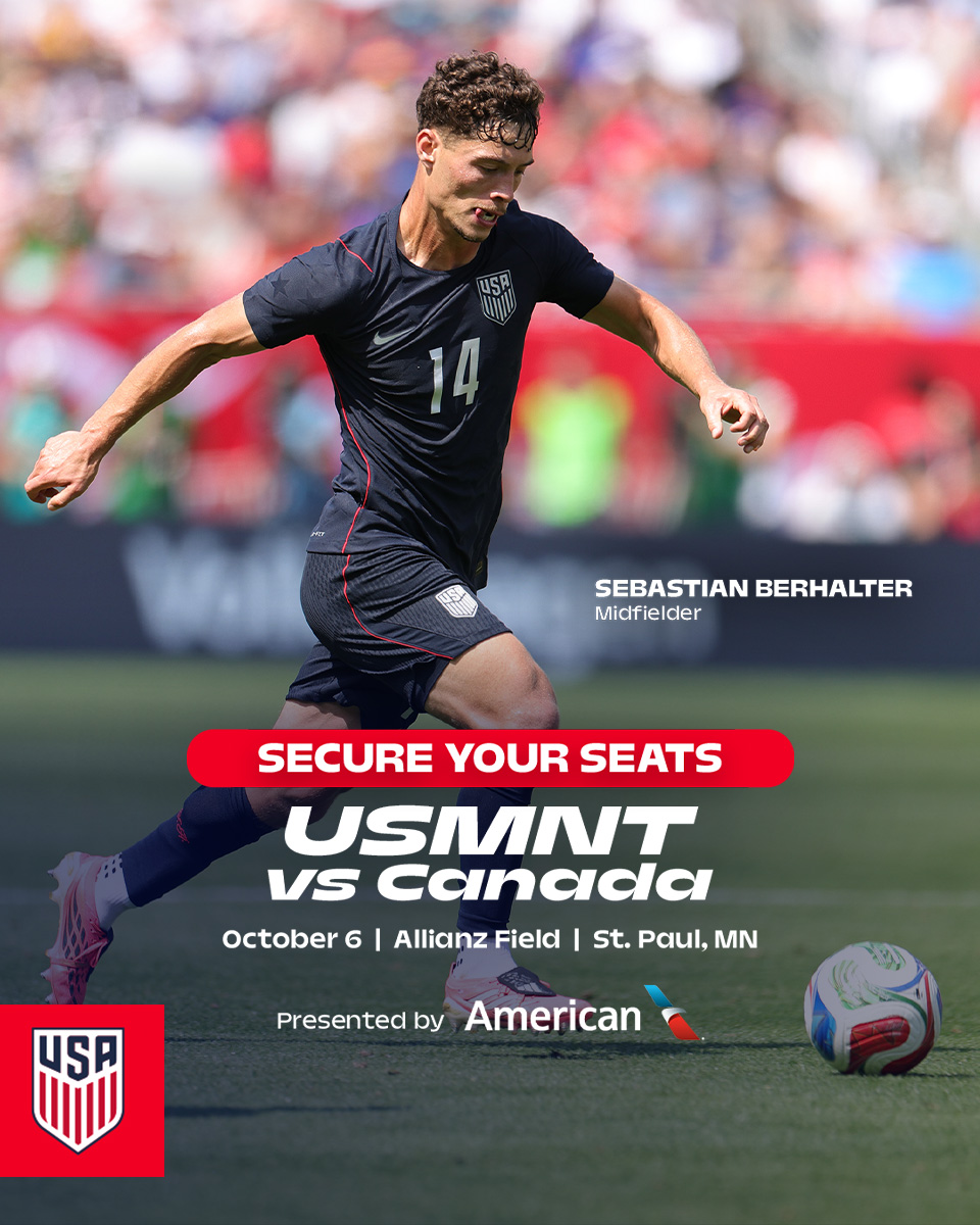 USMNT vs Canada | October 6, 2026 | Allianz Field | Saint Paul, MN